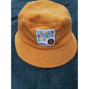 Limited Edition Big Bud Press Bucket Hat Orange Corduroy California Made
